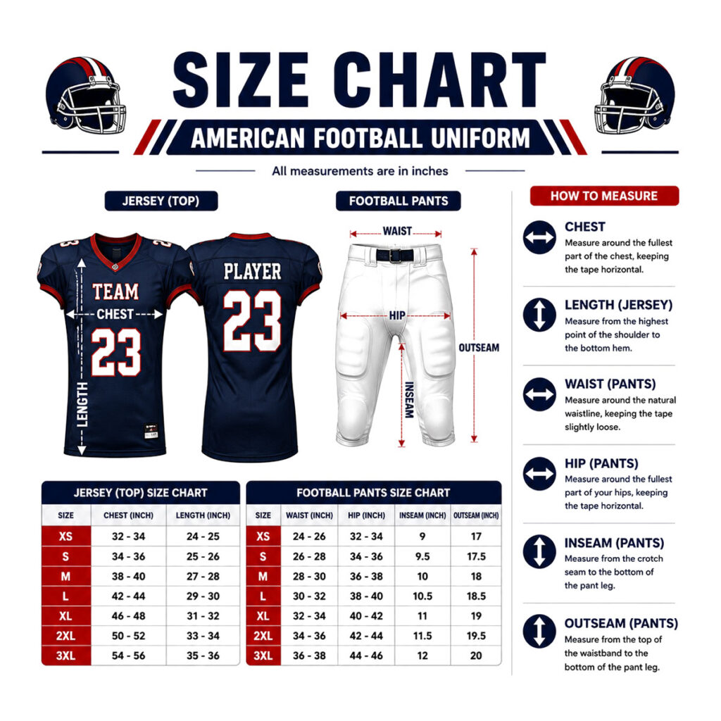 American Football Uniform